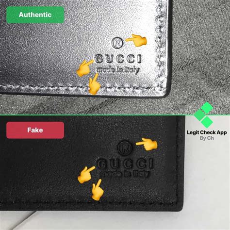 fake gucci slim wallet|how to tell authentic gucci.